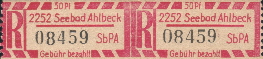 Vers.-Ausgabe 2252 Seebad Ahlbeck a